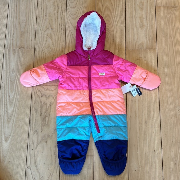 OshKosh B’gosh baby rainbow one piece snowsuit - Picture 2 of 7
